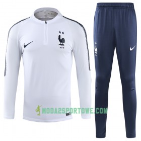 Francja 2 Stars Komplet Bluzy Treningowe Biały 2018